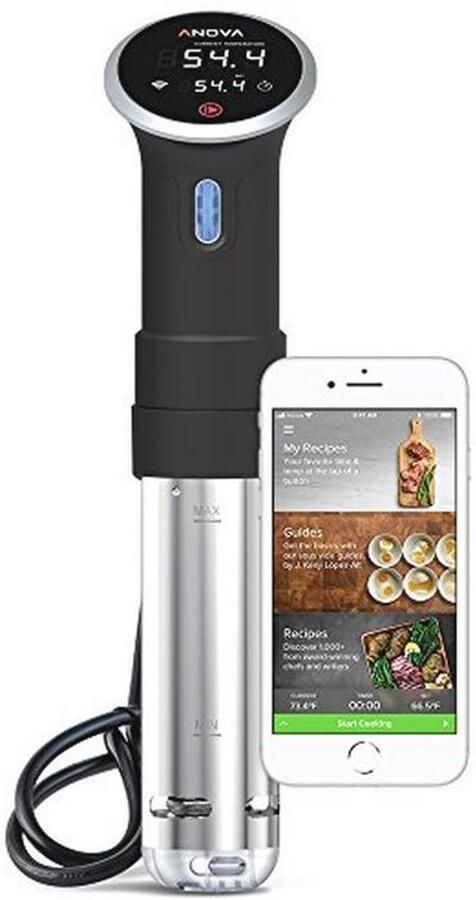 Culinaire Sous Vide Precision Cooker Met WiFi en Bluetooth 900 Watt