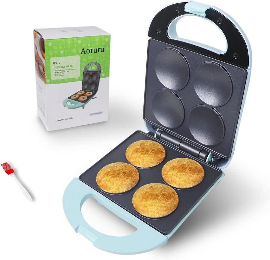 Cupcake Bakmachine voor 4 Cupcakes Eenvoudig en Snel Cupcakes Maken