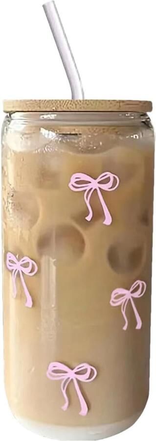 Cups 500 ml mok met deksel en rietje schattige ijskoffiekopjes voor dagelijks thuis koud water slaapkamer verjaardag kantoor keuken milkshake thee