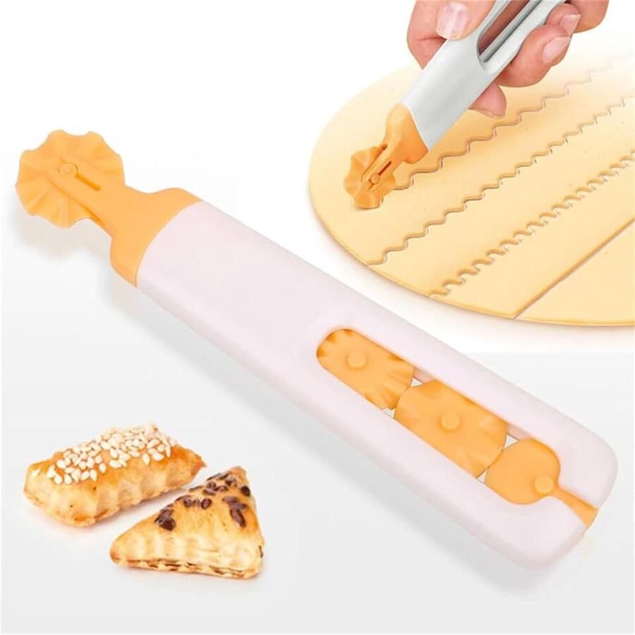 Cutter Wheel pastasnijderwiel deegsnijder bakken deegsnijder kunststof gebaksnijder voor taartbodem ravioli pasta pizza gebak bakken