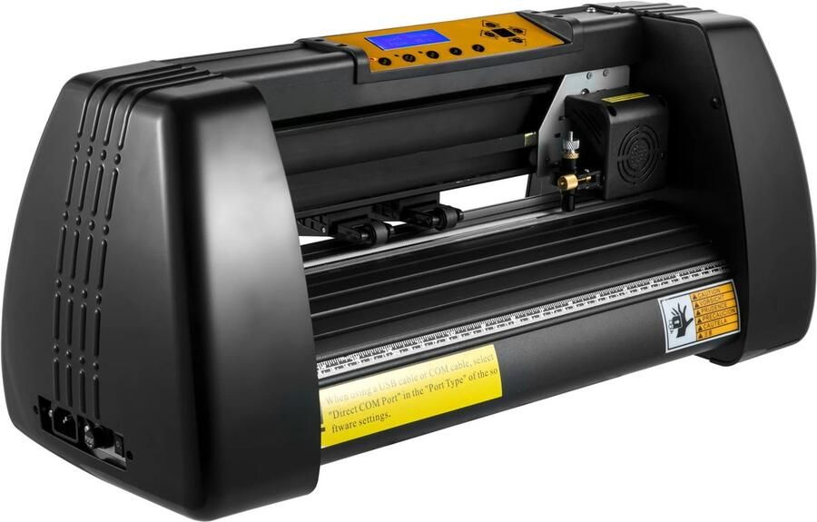 CYRO Snijplotter Snijmachine Vinyl Snijmachine 36cm papierinvoer met standaardbord voor het maken van vinylteken Zwart