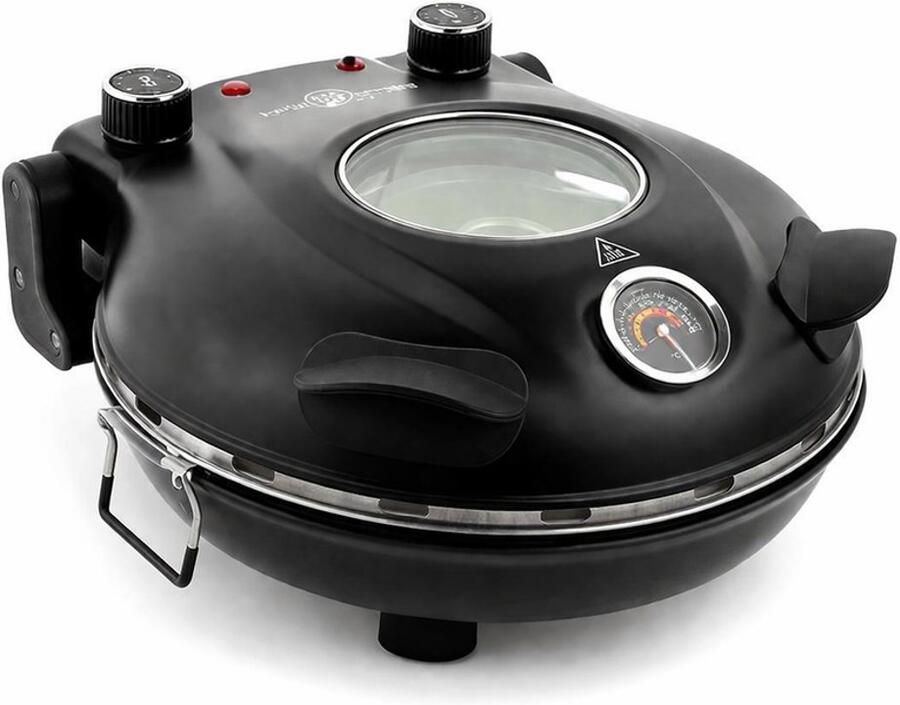 D&A Elektrische pizza oven Pizza oven Pizzarette Pizzaoven Pizza oven elektrisch Pizzaovens 5 Temperatuur niveaus