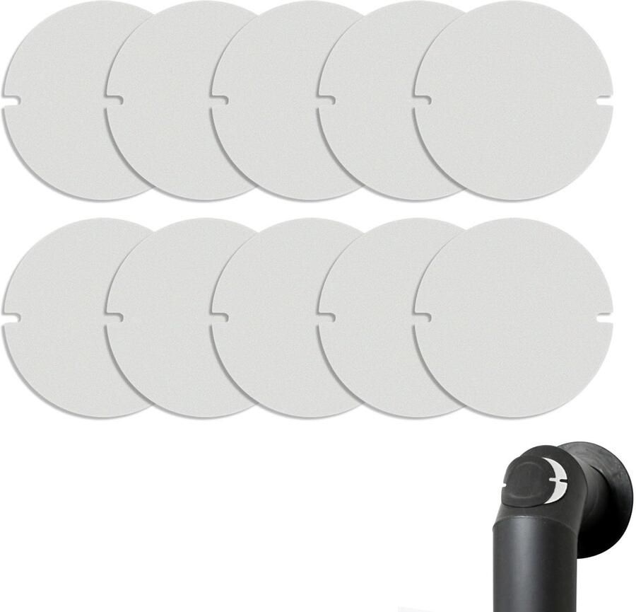 Dailygoods 12 Stuks Hittebestendige Kachelbuisafdichting Voor Buisafsluitingen tot 200 mm - Foto 2