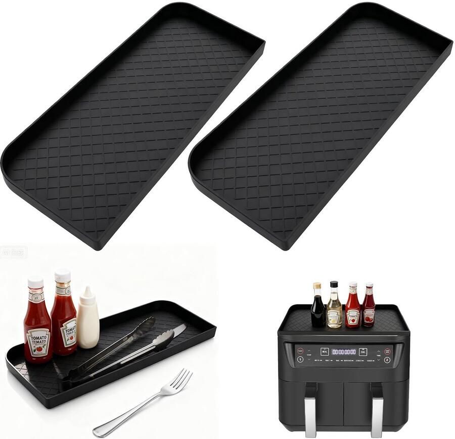 Dailygoods 2 Stuks Siliconen Accessoires voor Heteluchtfriteuse
