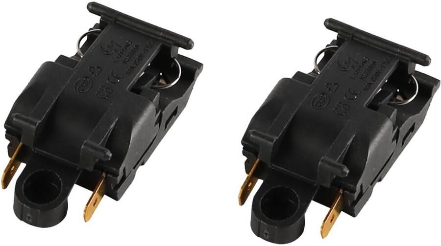 Dailygoods 2 Stuks Thermostaatschakelaars voor Elektrische Waterkokers
