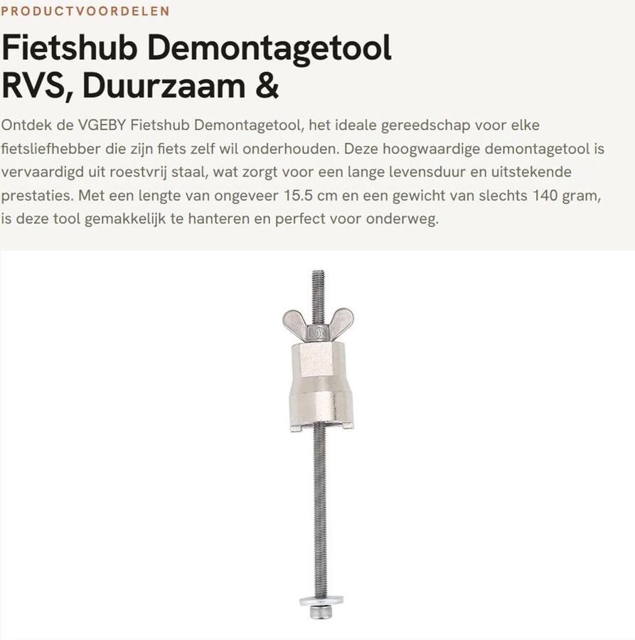 Dailygoods- Accessoires Fiets Reparatietool Roestvrij Staal 15.5cm Lichtgewicht Schadevrij Instellen Praktisch Gebruik Fietsgereedschap
