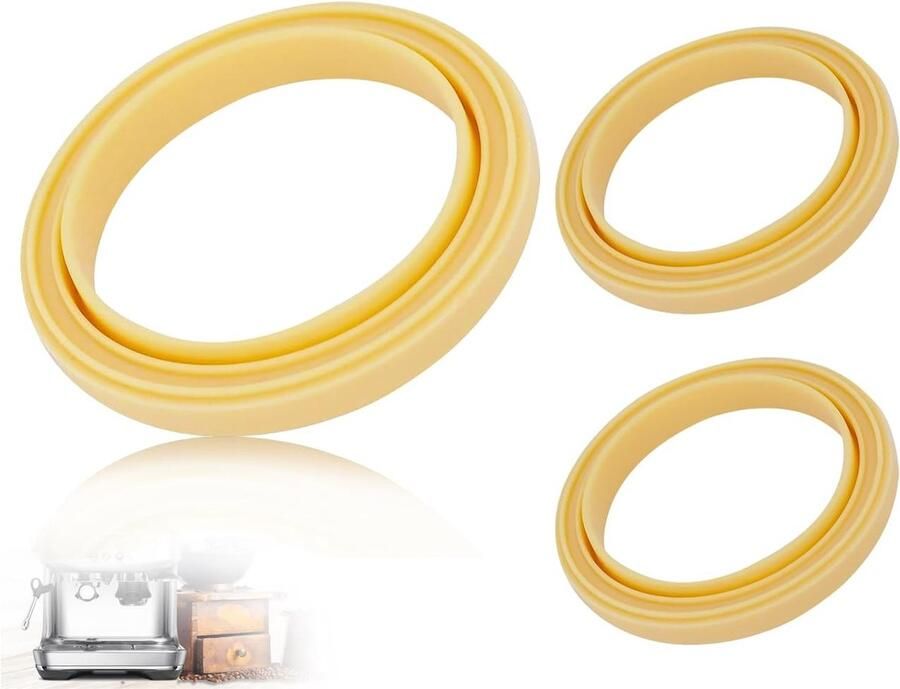 Dailygoods- Afdichtring 2 stuks Siliconen Afdichting O-ring Koffiemachine Afdichtingen Reserveaccessoires Levensmiddelenkwaliteit