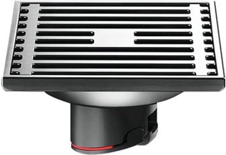 Dailygoods- Afvoerafdekking Roestvrij Staal Vierkant Geurremmend - Foto 2