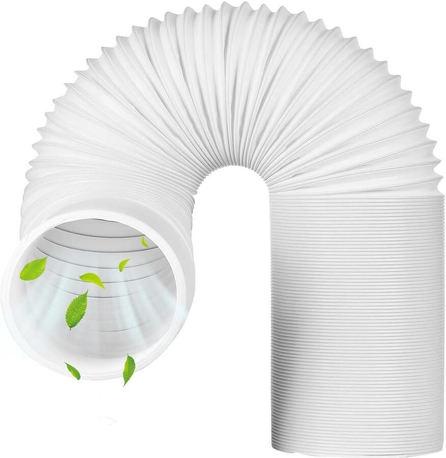 Solidchoice- Afvoerslang 2 Meter 150 mm Diameter PVC Afvoerslang Verlenging Draagbare Airconditioning Geschikt voor Wasdroger Afzuigkap Afvoerslang Voor Airco