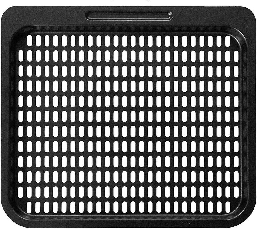 Dailygoods- Air Fryer Tray Verwijderbaar Bakplaat Oven Accessoire voor Luchtfriteuse Vaatwasmachinebestendig Slijtvast Koolstofstaal Maximaliseer Kookoppervlak