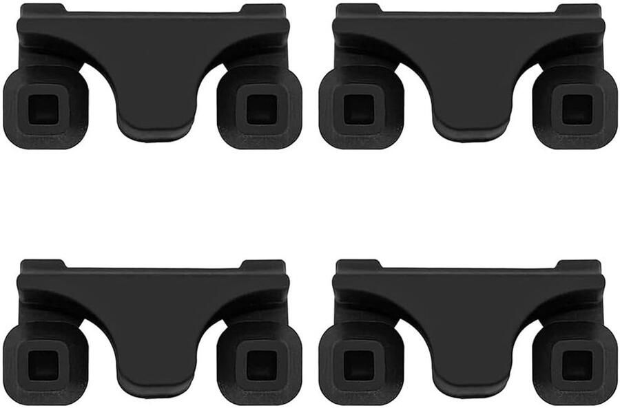 Dailygoods- Airfryer Bumpers 4 Stuks Hittebestendig Siliconen BPA-vrij Rubber Voetjes Bescherming tegen Krassen