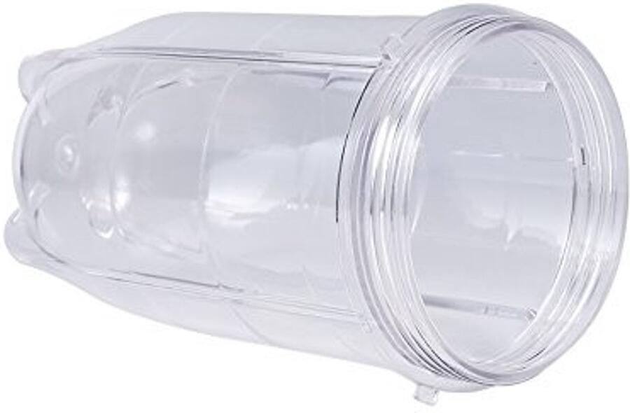Dailygoods- Beker Vervangend Accessoire Hoge Korte Beker Duurzaam BPA-vrij Transparant Geschikt voor Blender Sapcentrifuge Sapbeker