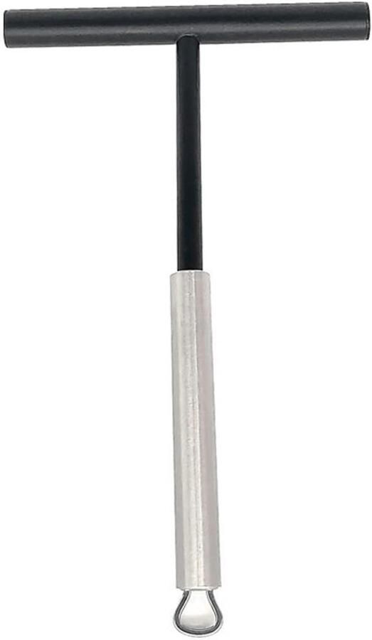 Dailygoods Crêpes verdeler roestvrij staal crêpes omkeerder deegverdeler pannenkoeken deegverdeler roestvrij staal crêpe deegspreider T-vorm crêpe voor bakkerij keuken pannenkoeken eiertaart (1 stuk