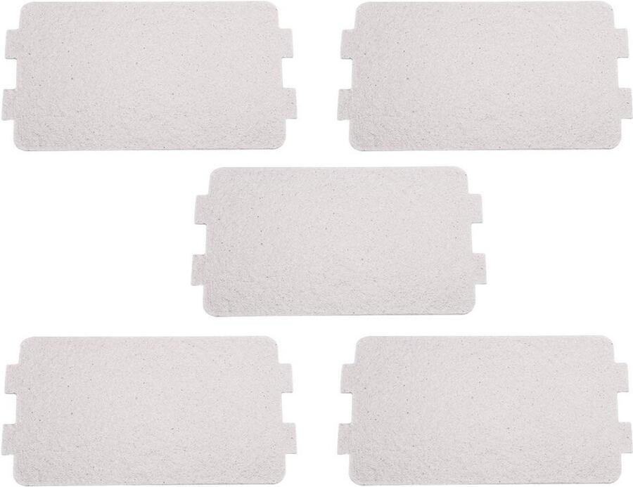 Dailygoody Magnetron Mica Plaat Vervangingsset Duurzaam Zilver Geschikt voor Magnetrons 5 Stuks