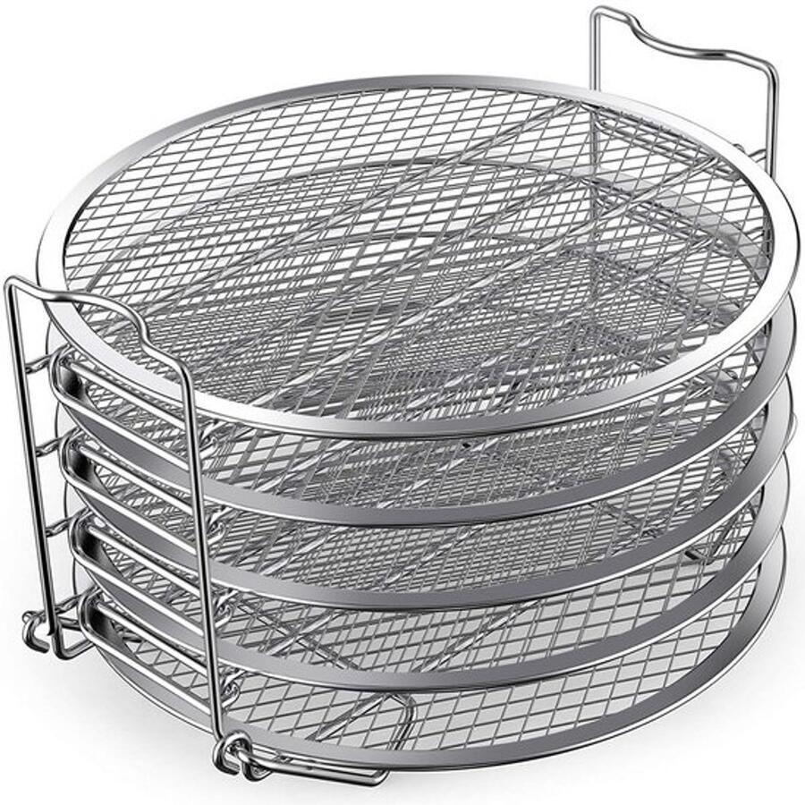 Dailygoods- Dehydrator Hoogwaardig RVS Air Fryer Stoomboot Rack