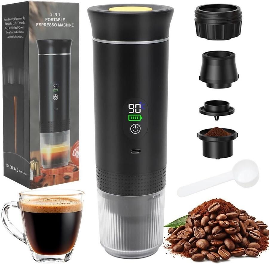 Dailygoods Draagbare Elektrische Espressomachine voor Onderweg