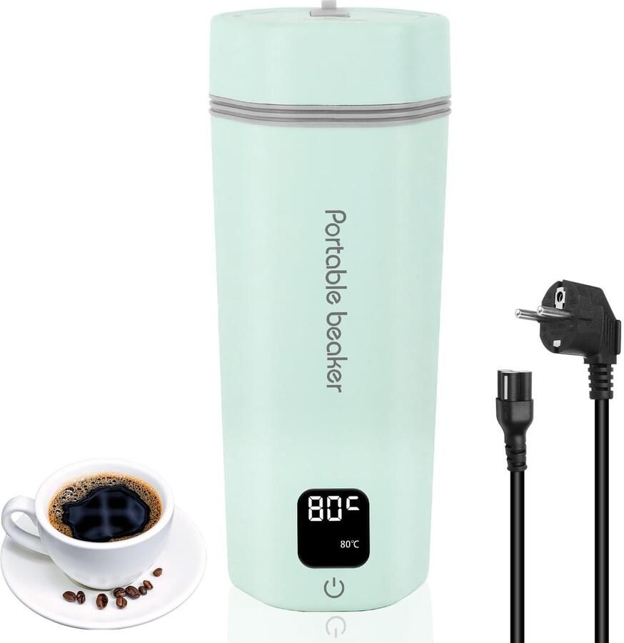 Dailygoods Draagbare Elektrische Reiswaterkoker met 6 Temperatuuropties