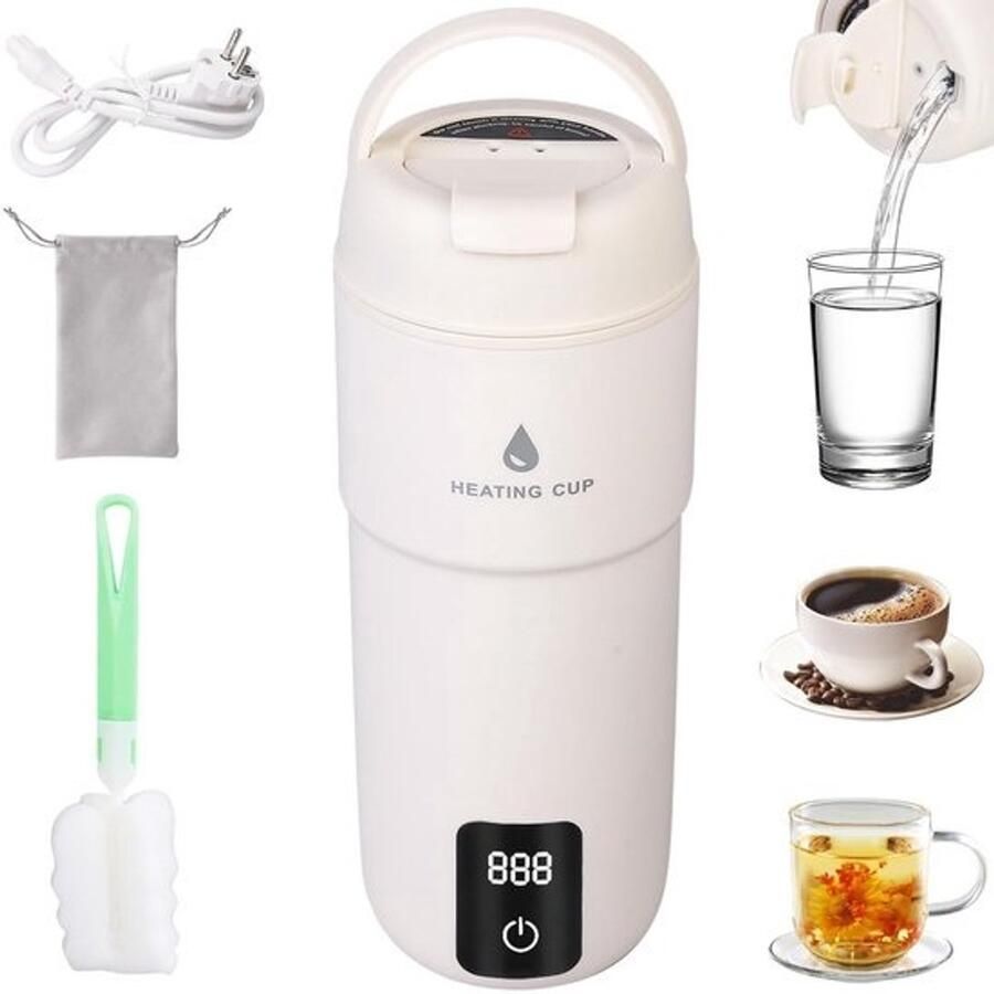 Dailygoods Draagbare Elektrische Waterkoker met Temperatuurregeling