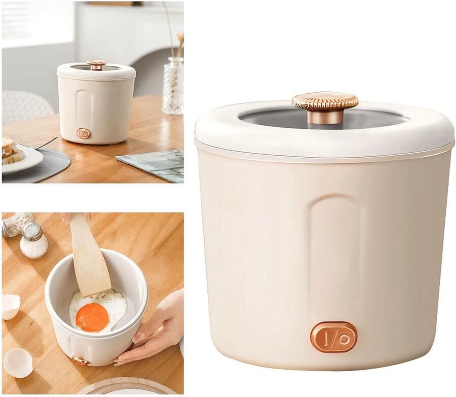 Dailygoods Draagbare Mini Elektrische Hotpot voor Studenten