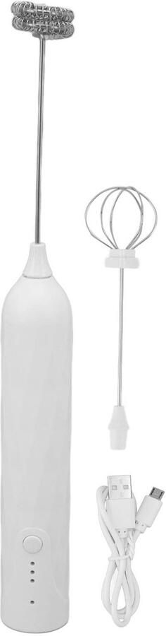 Dailygoods Drink Mixer Handheld Elektrische Roerder Wit Multifunctionele Blender Keuken Mixer Voor Schuim en Mixen
