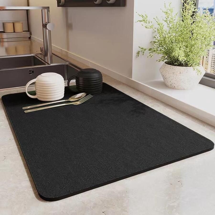 Omgoods Drupmat voor Koffiemachine Superabsorberend met Antislip Onderkant