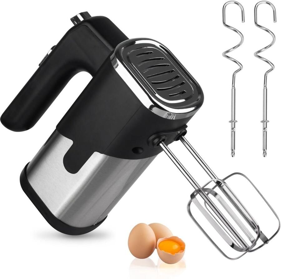 Dailygoods Elektrische Handmixer met 5 Snelheden en Turbo-functie