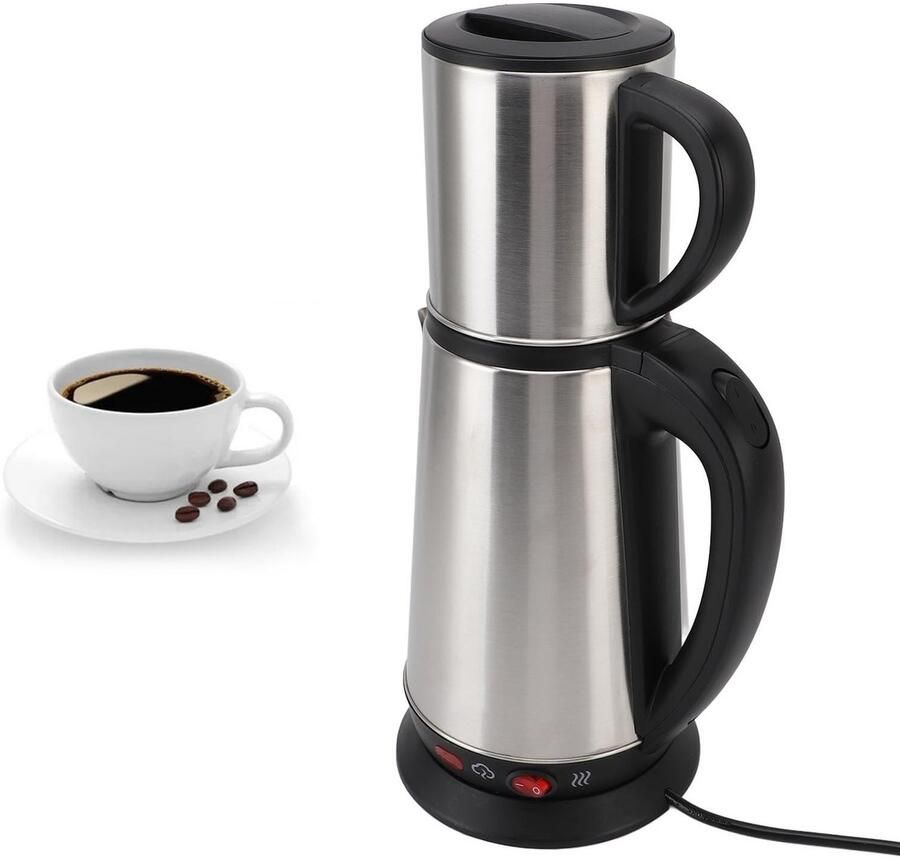 Dailygoods Elektrische Roestvrijstalen Waterkokerset