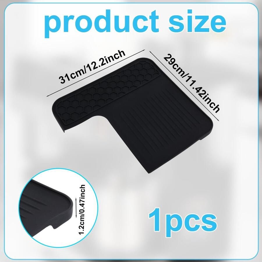 Dailygoods- Espressomachine Bovenmat Antislip Waterdicht Hittebestendig Krasbestendig Siliconen 31x29x1 2 cm Koffiemachine Mat