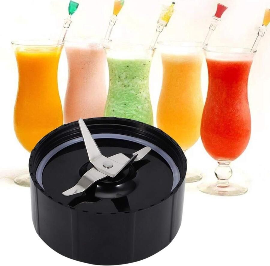 Dailygoods Extractie Blade Vervangende Blender Onderdelen Duurzaam en Betrouwbaar Zwart Geschikt voor Smoothies 2 Stks