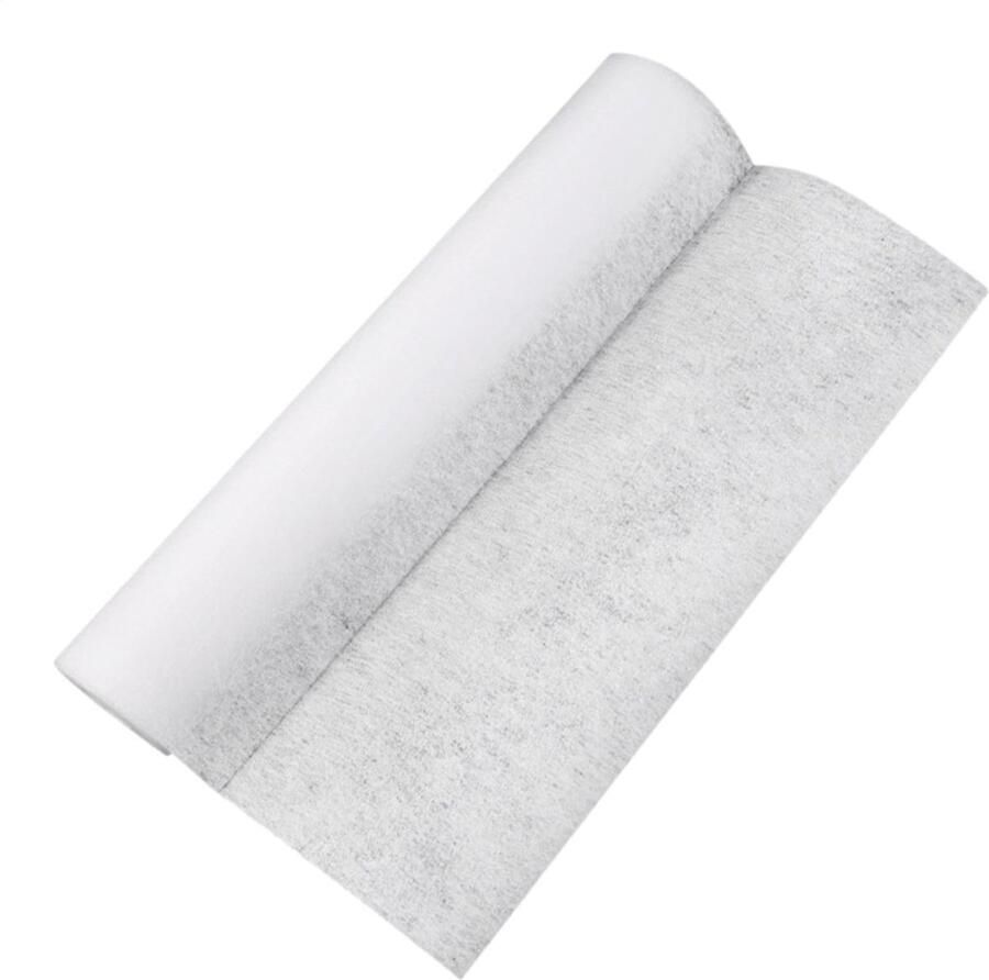 Dailygoods- Filterpapier voor Afzuigkap Efficiënte Vetabsorptie 10 m Snijbaar Niet-geweven Stof Antivettig Duurzaam Papier Inclusief 8 Magneten Vetfilter
