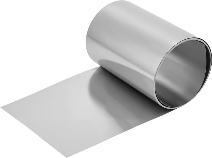 Dailygoods- Folierol 304 Roestvrij Staal Folierollen voor Vacumeermachine Knipperrol Metalen Strips Duurzaam Corrosiebestendig 0 1 mm x 100