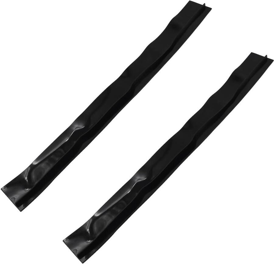 Dailygoods- Fornuis Gap Strip 21 inch Siliconen Kookplaat Strip Keuken Gap Filler Antivuil Cover 2 Stuks Zwart Keukenstrip
