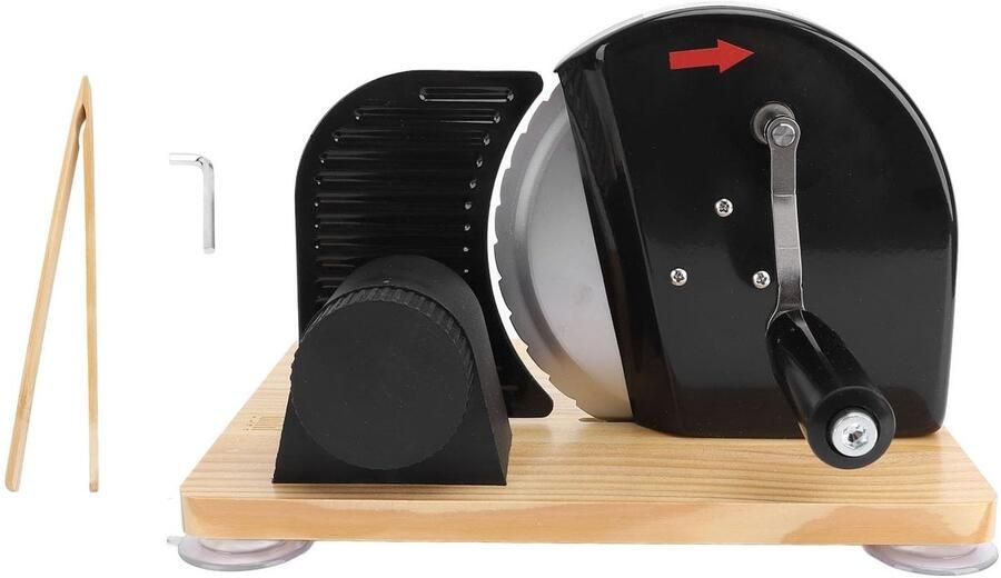 Dailygoods Handmatige Broodsnijder met Verstelbare Dikte en Ergonomische Handgreep