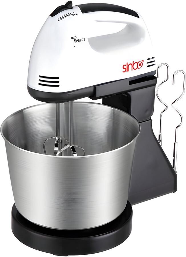 Dailygoods Handmixer met Kom en 7 Snelheden - Foto 1