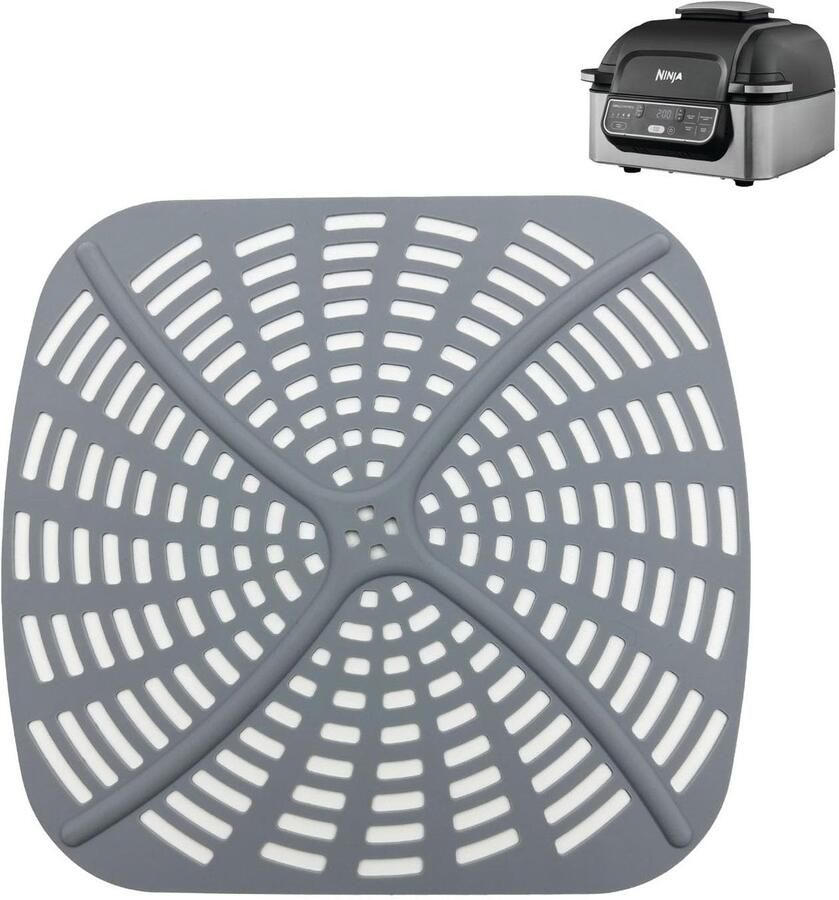 Dailygoods Herbruikbare Air Fryer Liner voor Ninja Foodi Siliconen Antiaanbakmat