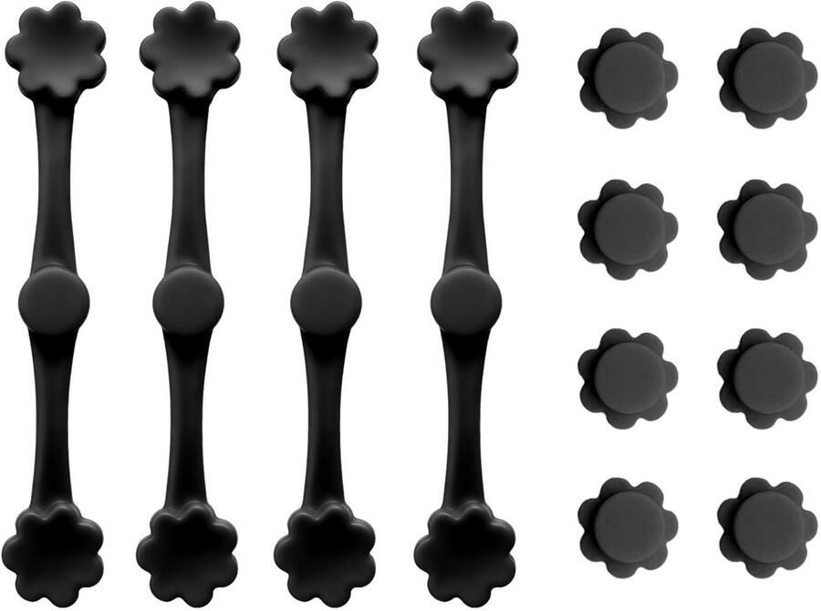 Dailygoods Hittebestendige Magneetclips Siliconen voor Heteluchtfriteuses