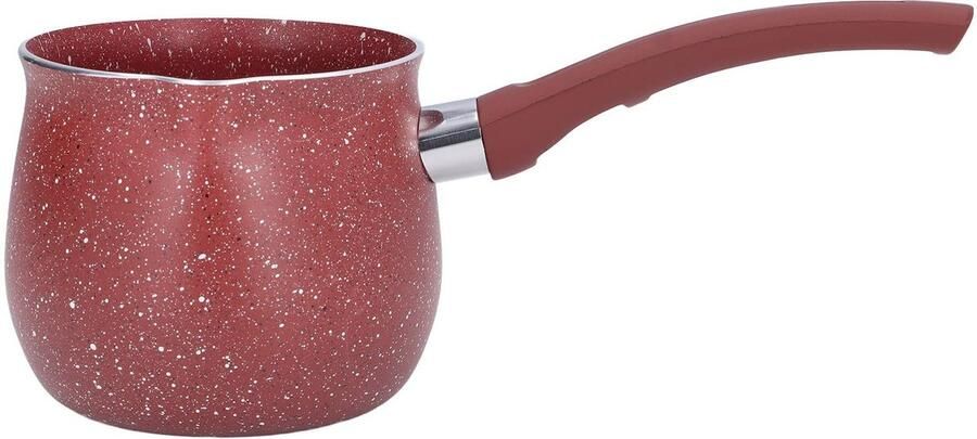 Dailygoods Innovra Dailygoods Anti-aanbak Melkpan met Schenktuiten en Rood Design
