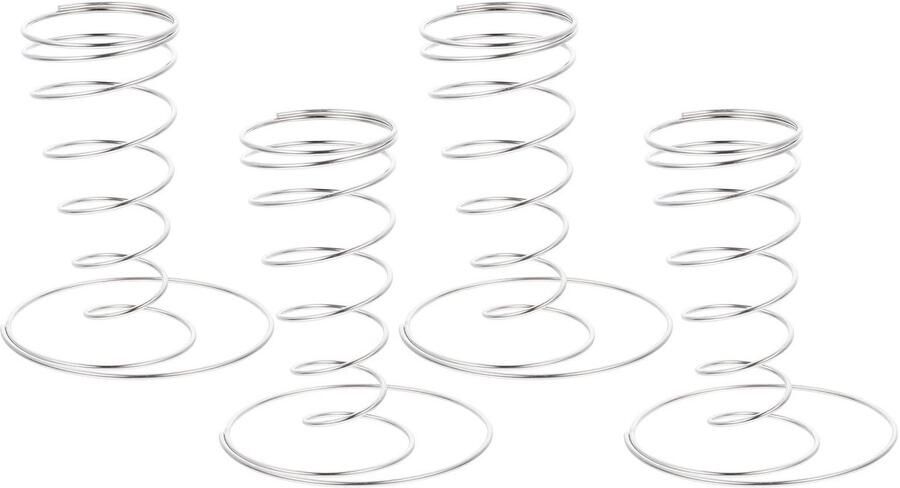 Dailygoods Innovra Dailygoods Set van 4 Roestvrijstalen Ijswafelstandaarden