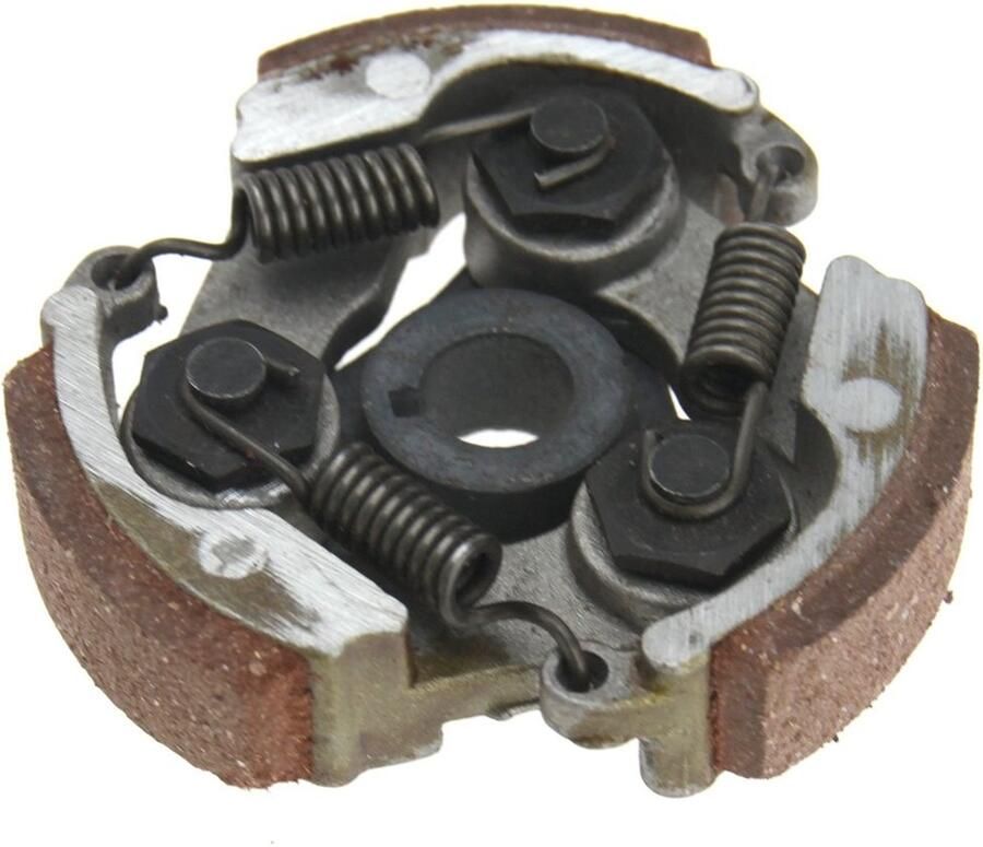 Dailygoods Innovra Sterke Centrifugale Koppeling Geschikt voor Minimoto 47cc 49cc Zwart 3 Sterke Veren Onderdelen en Accessoires Voorzijde