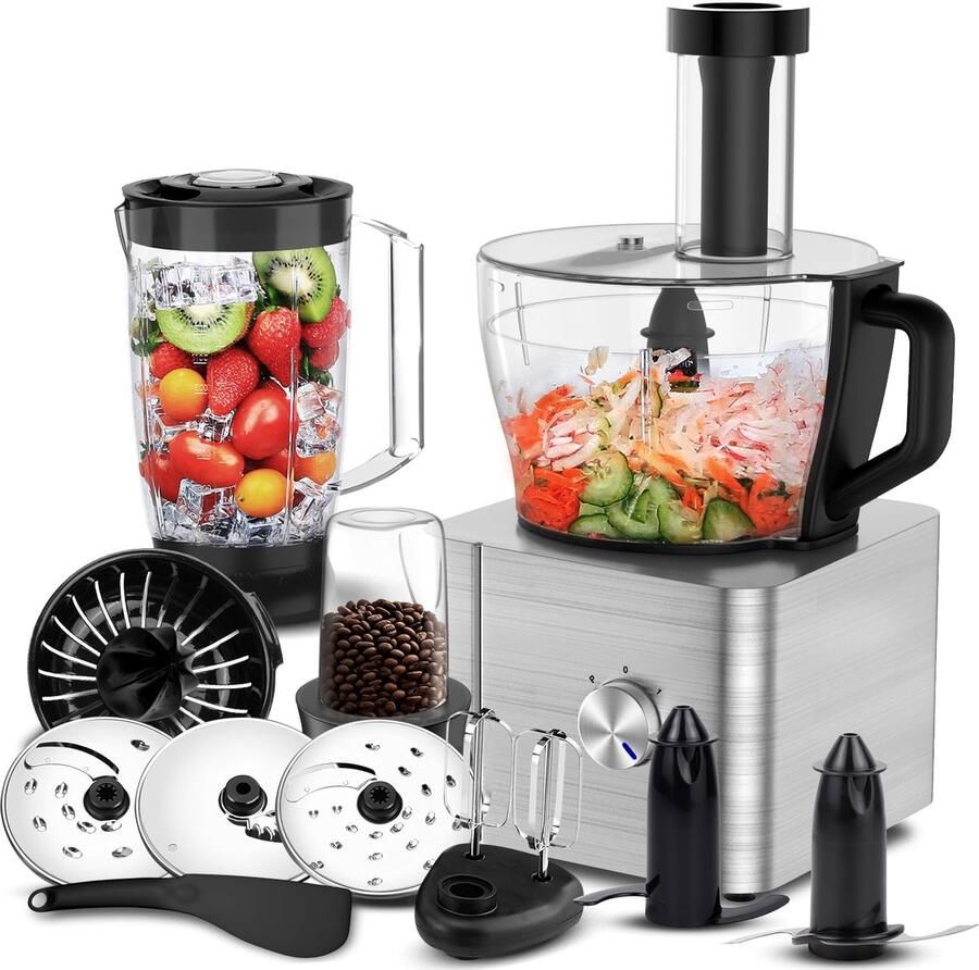 Dailygoods Keukenmachine Multifunctionele Food Processor 1100W