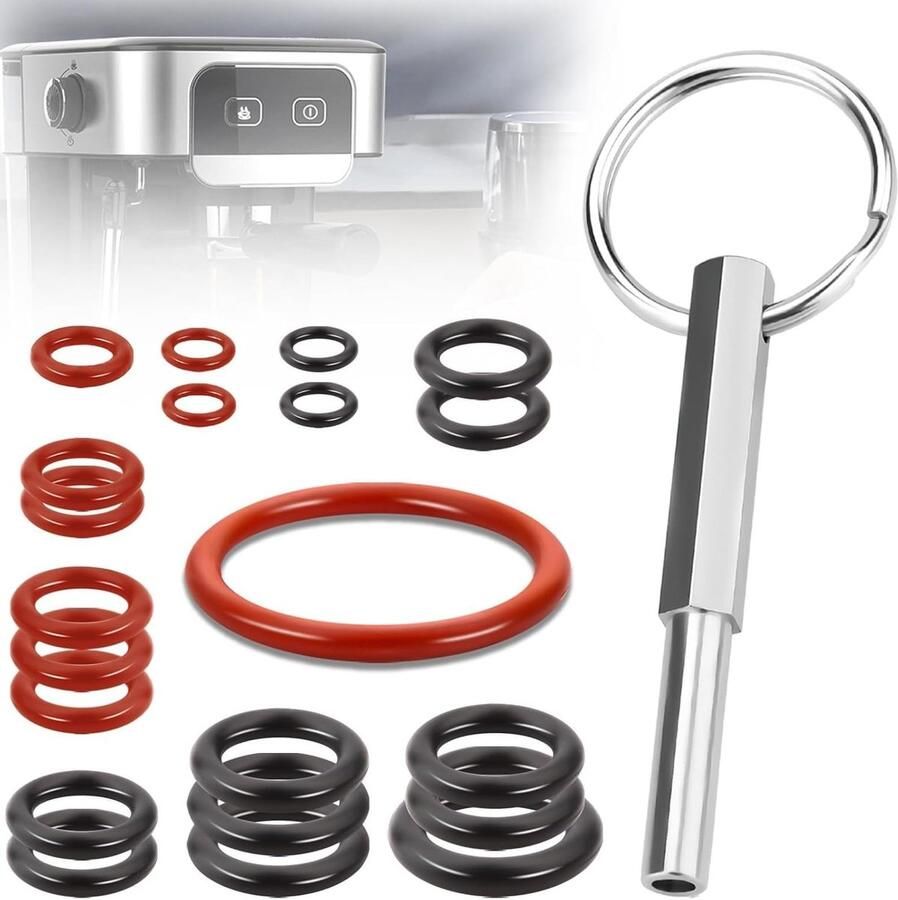 Dailygoods- Kopsleutel Ovaal 61 mm 21 Stuks Afdichtringen Reserveonderdelen Koffiemachine Roestvrij Staal Duurzaam Luchtdicht Koffiemachine Gereedschap