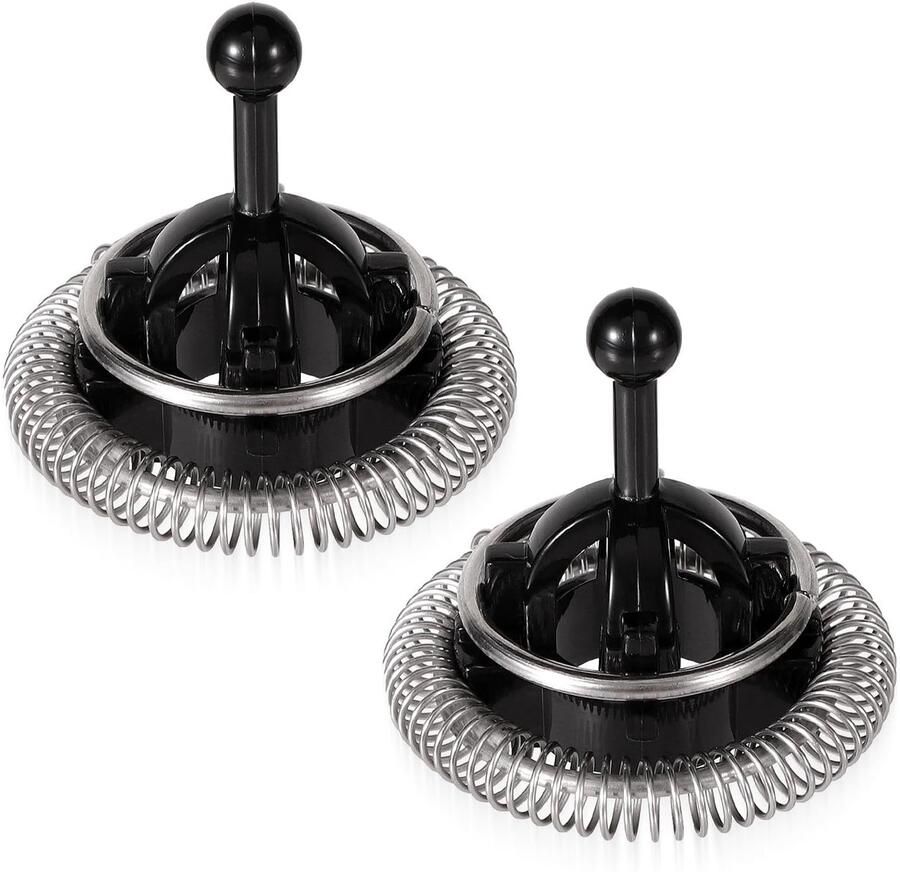 Dailygoods- Melkschuimer Vervangende Garde 2 Stuks Roestvrij Staal ABS Compatibel met Nespresso Duurzaam 3 3x3 2cm Melkopschuimer