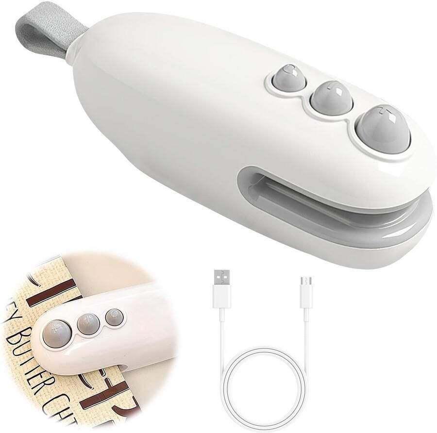 Dailygoods Mini Handheld Chipszakverzegelaar 2-in-1