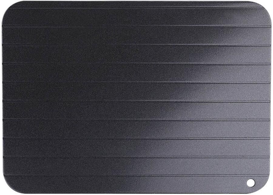 Dailygoods- Ontdoeiplank Premium Kwaliteit Universele Ontdooibak 23 x 16 5 x 0 2 cm Antiaanbaklaag Versnelt Ontdooi Proces Geschikt voor Vlees en Groenten Ontdooiplaat