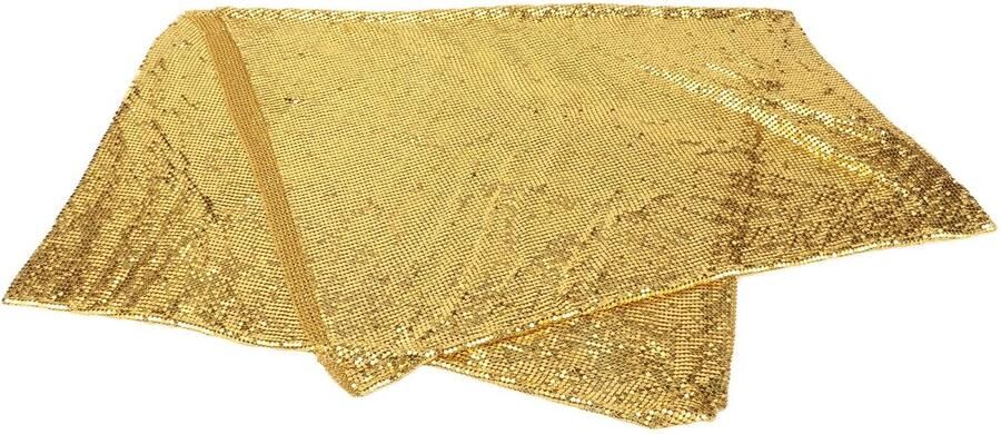 Dailygoods- Paillettenstof Stijlvol Kledinggaas Metaalgaas Aluminium Veilig voor autodecoratie Eenvoudig snijden Glitterstof