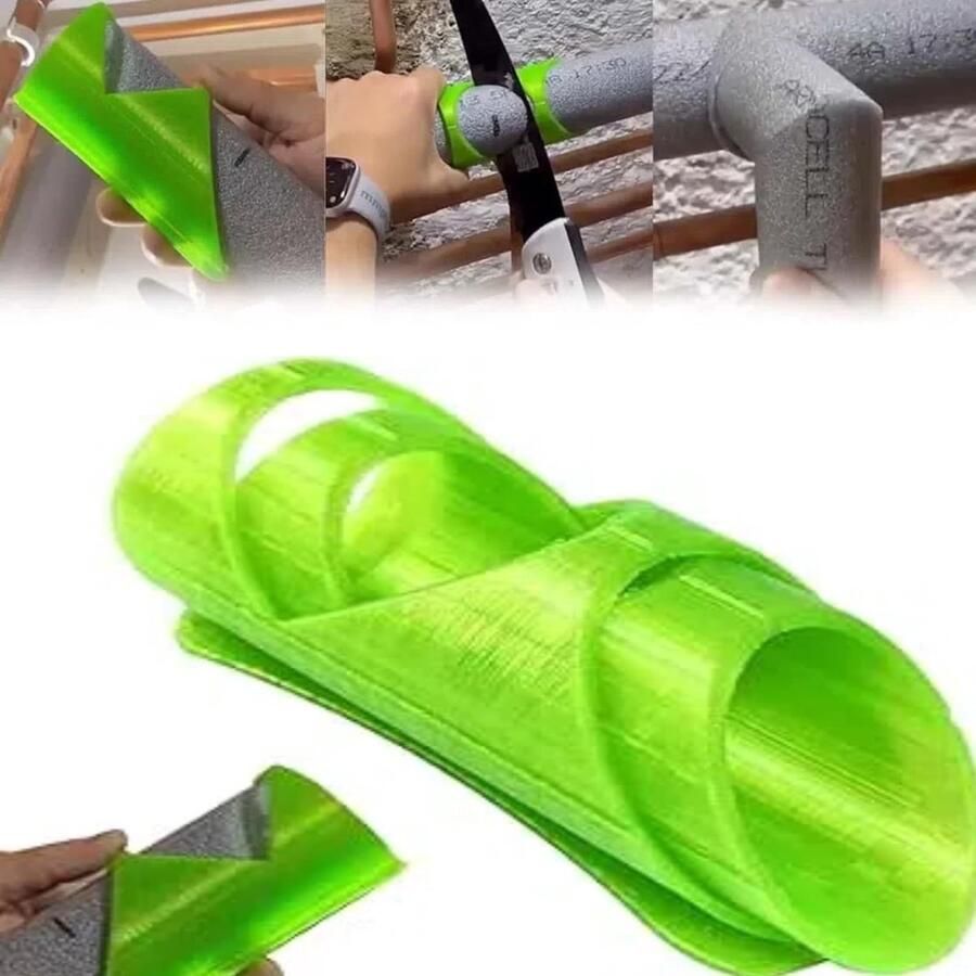 Dailygoods- Pijpisolatie Schuimsnijder Nauwkeurige Sneden Gereedschap voor 15-mm 22-mm 28-mm Eenvoudig te Bedienen 3-delige Set Hoogwaardig Kunststof Buissnijder