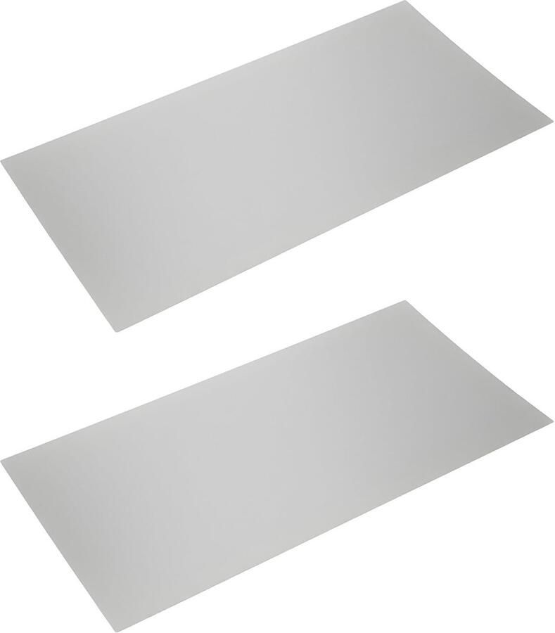 Dailygoods Roestvrij Stalen Platte Pad Stalen Plaat 200x100x0.2mm