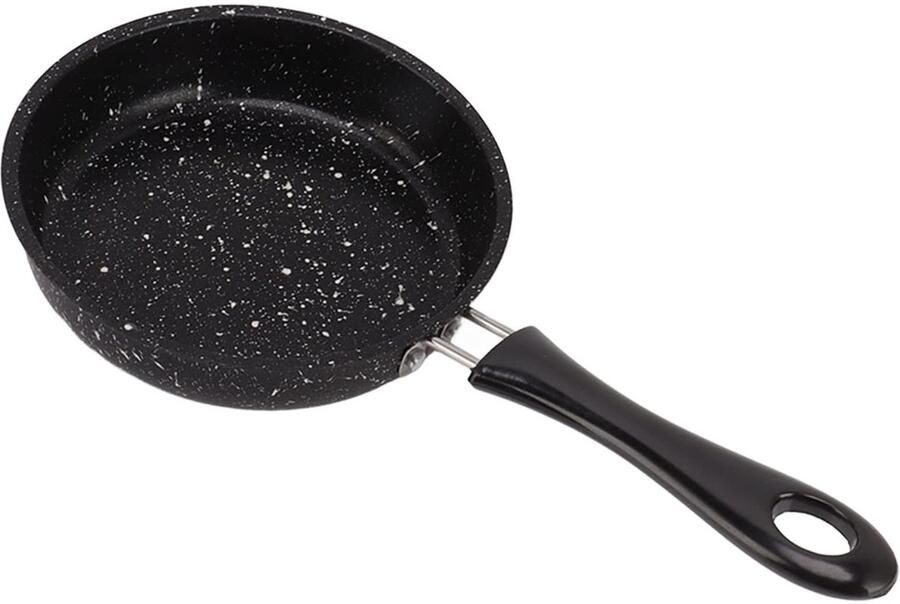 Dailygoods Roestvrijstalen Eierpan met Anti-aanbaklaag 18CM