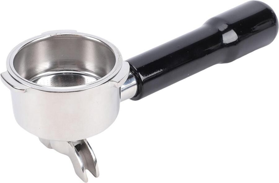 Dailygoods Roestvrijstalen Portafilter met Dubbele Uitloop voor Koffiemachines