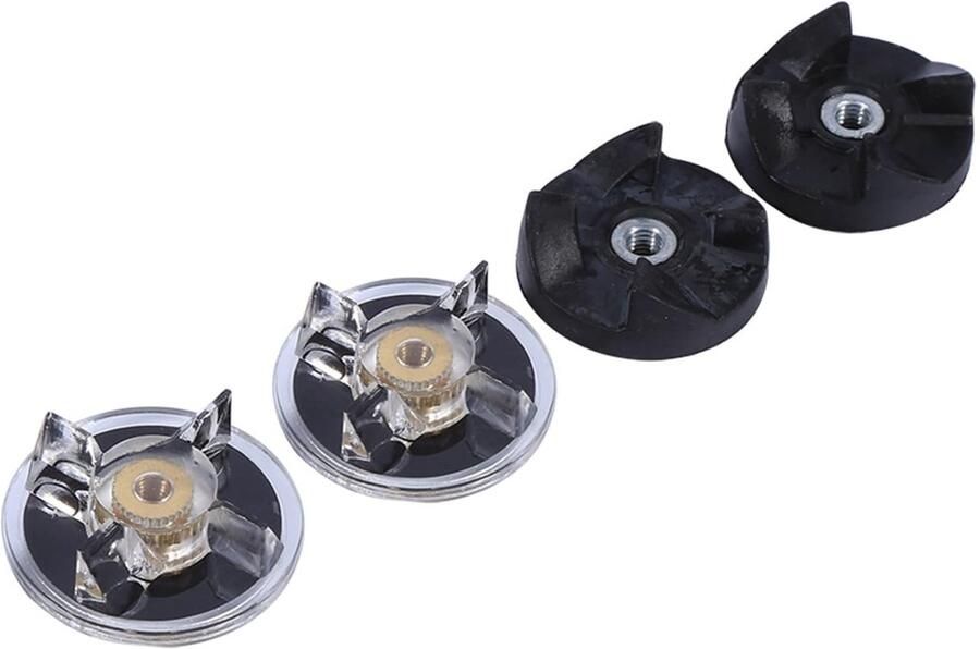 Dailygoods- Rubberen Tandwielen Duurzaam Vervangende Tandwielen 4 Stuks Basis Bladtandwielen Geschikt voor Blenders Gemakkelijk te Gebruiken Blenderonderdelen